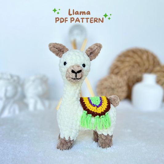 llama crochet pattern, llama crochet amigurumi, llama amigurumi, plush pattern, amigurumi crochet, PDF crochet pattern