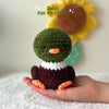 duck crochet pattern, crochet duck amigurumi, farm animals pattern, plush pattern, beginner amigurumi, gift crochet pattern