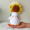 Chicken crochet pattern, No Sew Crochet, Farm animals pattern, chicken pattern, plush pattern, beginner amigurumi