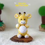 Patrón de jirafa a crochet, Patrón de animales de safari a crochet, Patrón de amigurumi, Patrón de jirafa, Patrón de peluche, Juguetes de peluche
