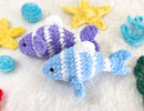 fish crochet pattern, sea animals pattern, ocean toys pattern, fish amigurumi, fish pattern, fish plush pattern