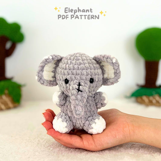 FREE Elephant Crochet Pattern PDF| English