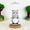 Hippo crochet pattern, Safari animals crochet pattern, amigurumi pattern, hippo pattern, Plush pattern, Plush toys