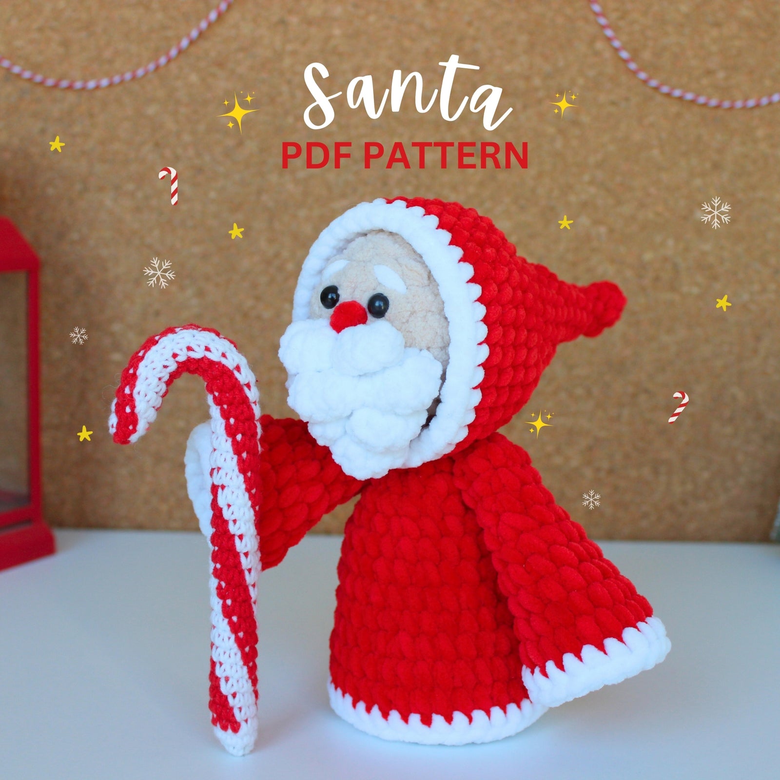 Christmas Santa Crochet Pattern, Crochet Pattern Christmas, Santa Grim Reaper, Christmas Toys, Christmas Gift