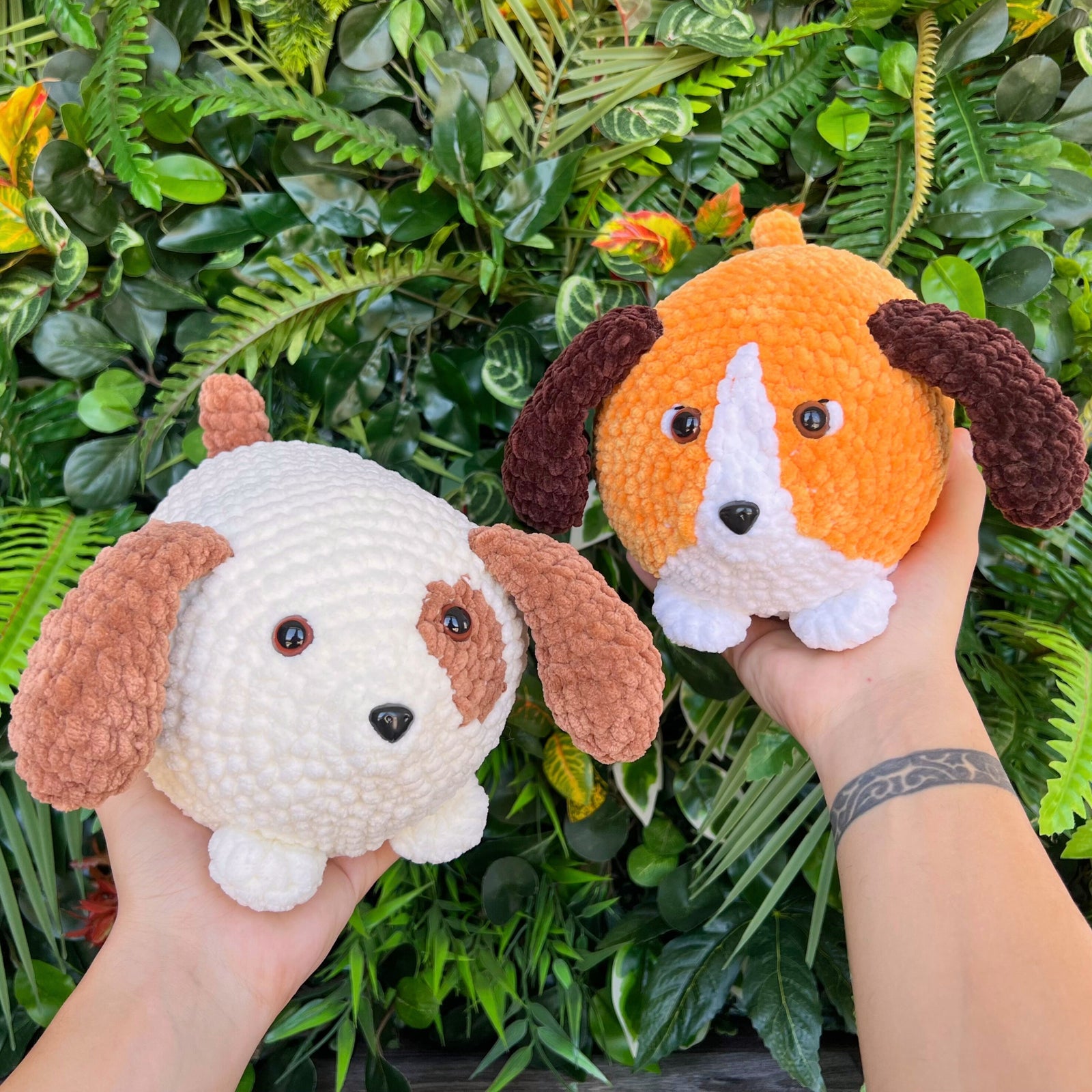 Dog Crochet Pattern, 2 in 1 Crochet Puppy Pattern, Plush Pattern, PDF pattern