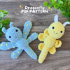 Dragonfly Crochet pattern, Daisy Dragonfly crochet, Amigurumi plush pattern, Beginner Amigurumi pattern, Crochet kids pattern, PDF in ENG