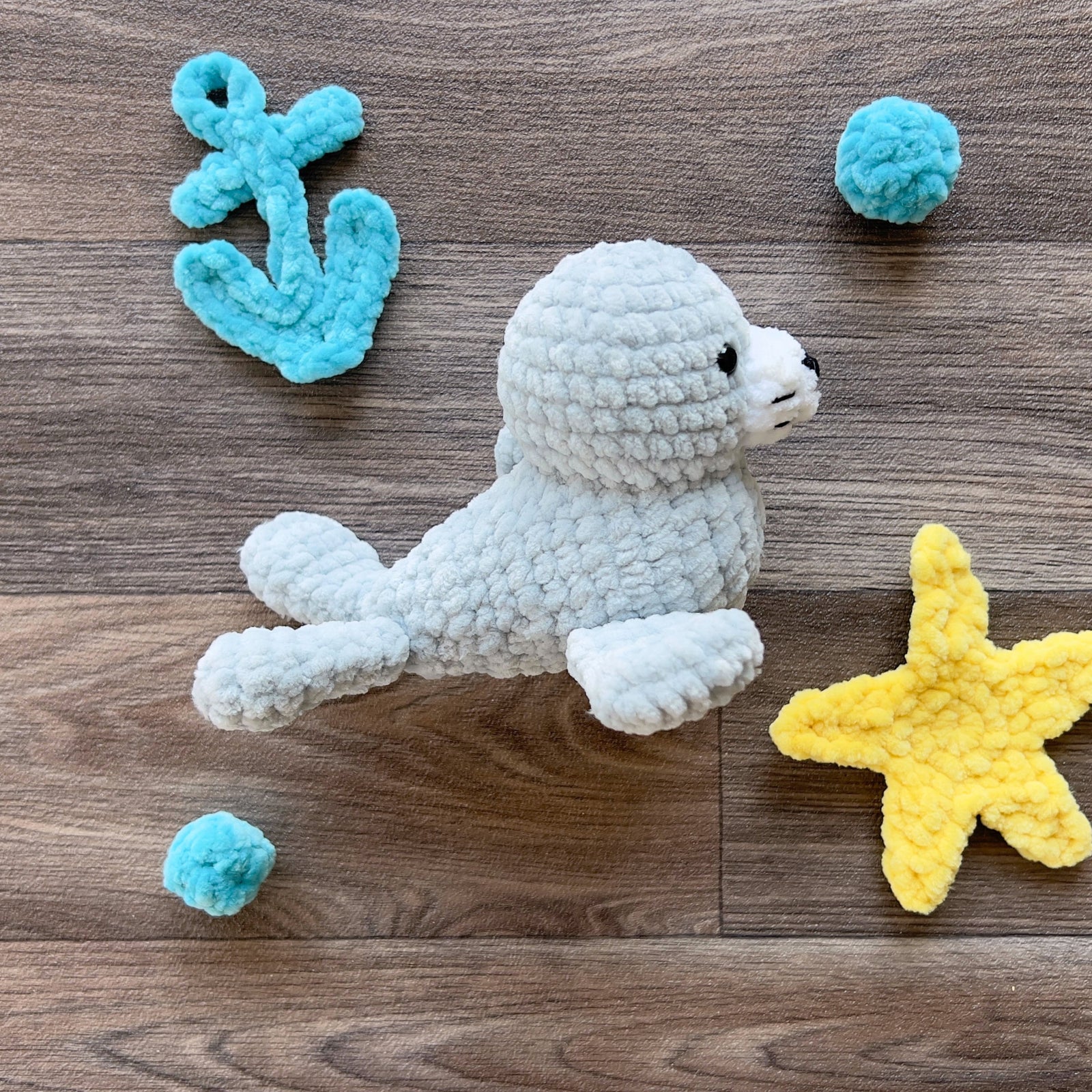 Sea Animals Crochet Patterns, 7 in 1  Ocean Patterns, Amigurumi Patterns, PDF pattern