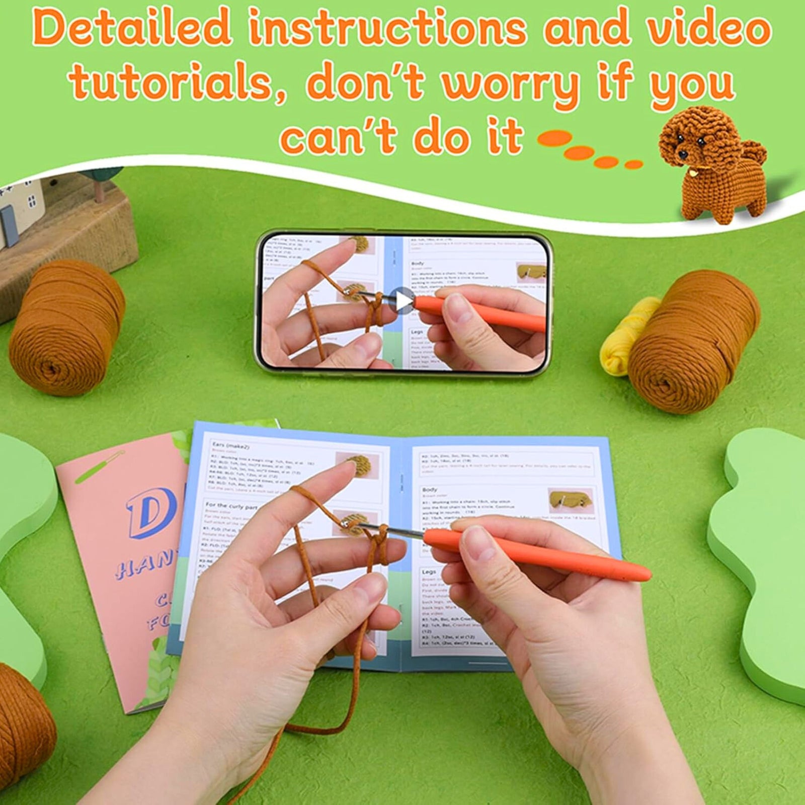 Teddy The Dog Crochet Kit