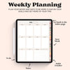 Goodnotes Planner, Monthly Digital Planner, Goodnotes Template, iPad Planner, Digital Journal Pdf