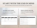 Social Media Content Planner, Social Media Management Template Calendar, 2025 Digital Planner, ADHD Social Media Planner