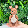 Kangaroo crochet pattern, No sew kangaroo crochet, plush pattern, beginner amigurumi, crochet amigurumi, PDF in English