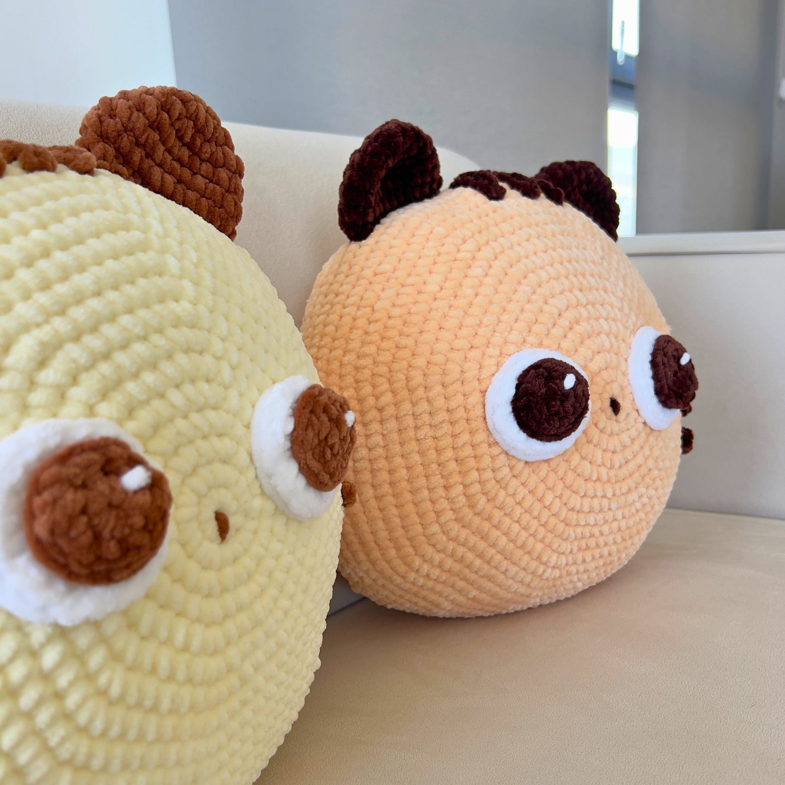 Cat Crochet Pillow, Cat Crochet Pattern, Amigurumi Pattern, Low Sew Pattern, PDF Pattern