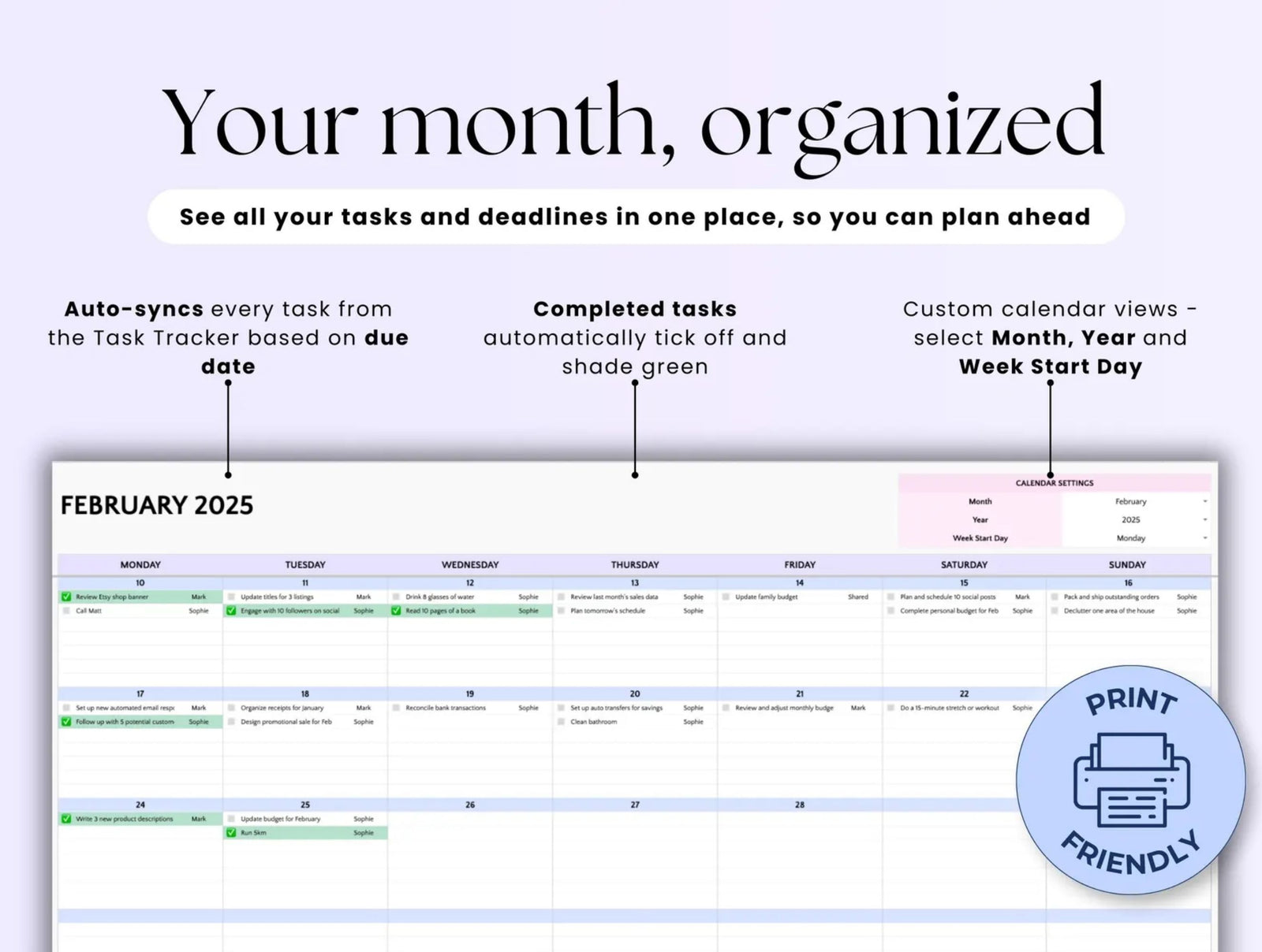Crochet Project Tracker Pro, Excel -Tabelle Task Priority Tracker, Google Sheets to Do List