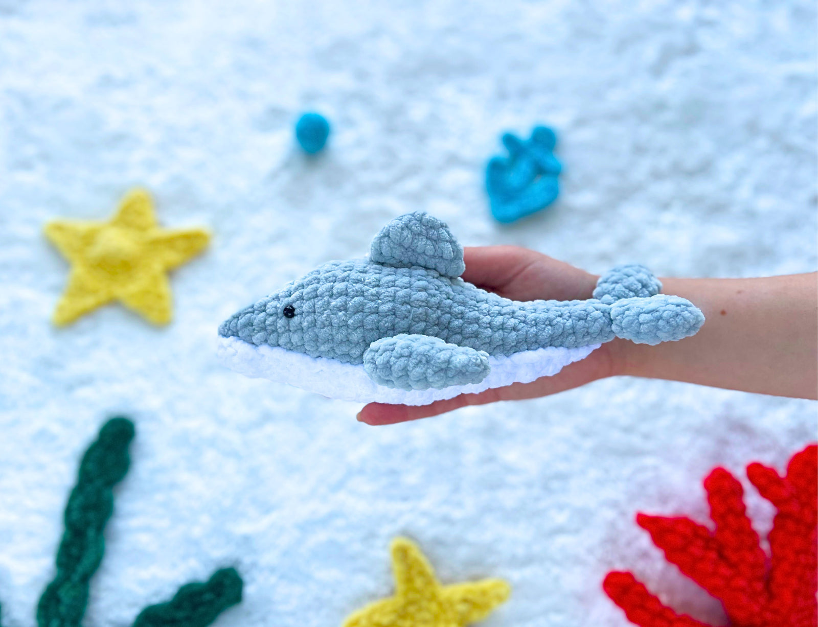 dolphin crochet pattern, sea animals pattern, ocean toys pattern, dolphin pattern, dolphin amigurumi, dolphin plush pattern