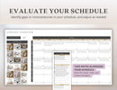 Social Media Content Planner, Social Media Management Template Calendar, 2025 Digital Planner, ADHD Social Media Planner