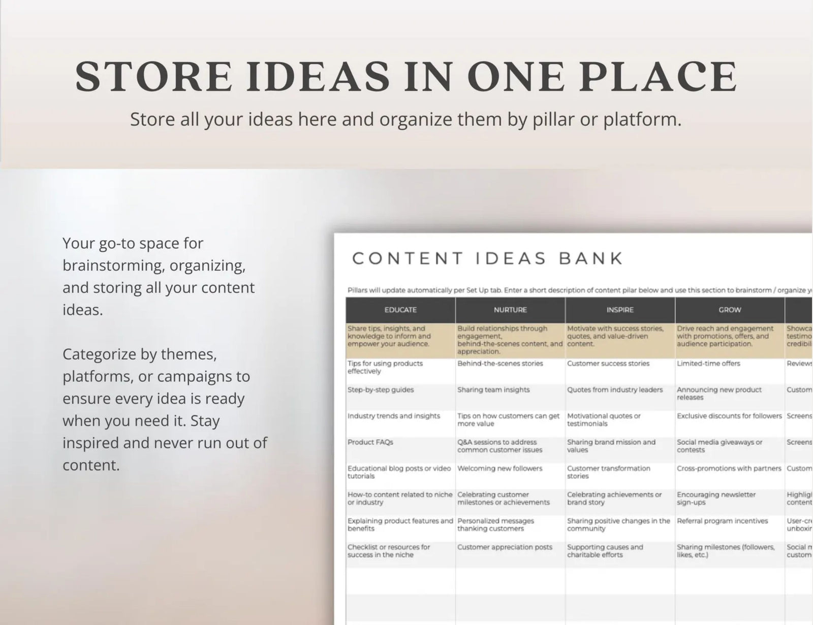 Social Media Content Planner, Social Media Management Template Calendar, 2025 Digital Planner, ADHD Social Media Planner