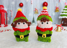 Christmas Elf Crochet Pattern,  Crochet Pattern Christmas, 4 in 1 Elf Amigurumi Pattern, Christmas Toys, Christmas Gift