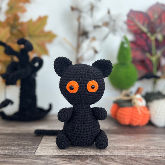 FREE Black Cat Crochet Pattern PDF | English