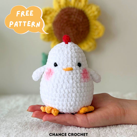 FREE Chicken Crochet Pattern PDF| English