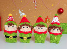 Christmas Elf Crochet Pattern,  Crochet Pattern Christmas, 4 in 1 Elf Amigurumi Pattern, Christmas Toys, Christmas Gift