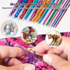 14 PCS Crochet Hooks Set, High Quality Coloured Aluminum Ergonomic Handle Crochet, Hook Needles for Arthritic Hands 2-10mm