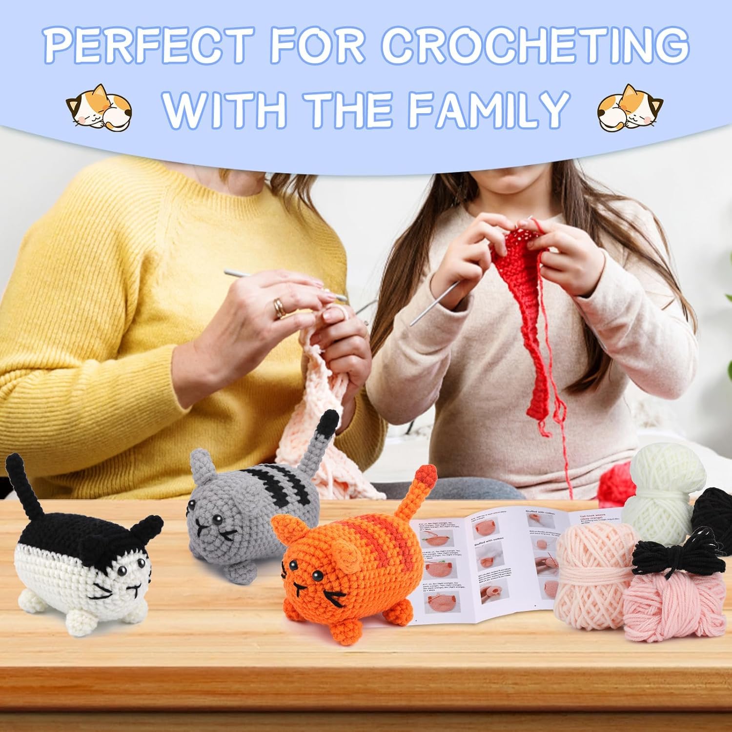 Loaf Cat Crochet Kit