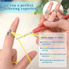 Crochet Rings for Crocheting Adjustable Crochet Tension Ring for Finger Cat Yarn Guide Ring Knitting Crochet Accessories For Women 4 Pcs