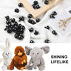 200PCS Safety Eyes for Amigurumi, Stuffed Crochet Eyes with Washers, Craft Doll Eyes, Stuffed Doll and Plush Animal (Various Sizes)