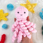 Octopus crochet pattern, octopus plush pattern, sea animals pattern, jellyfish pattern, octopus pattern, octopus amigurumi, jellyfish
