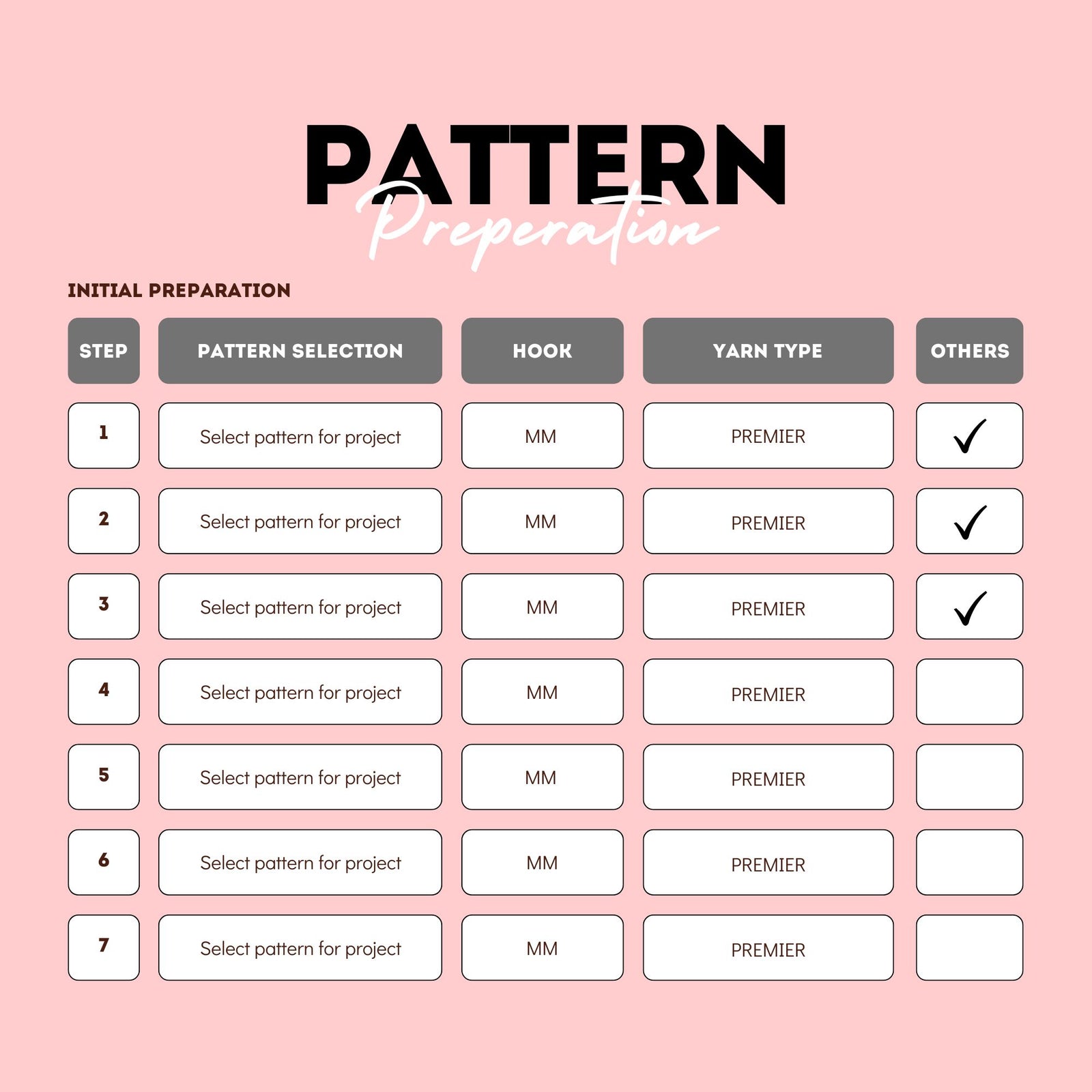 Planificateur de liste de contrôle de crochet